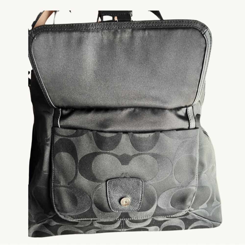 Coach F25290 Campbell Signature Izzy Satchel Purse Laptop Bag - Picture 4 of 9